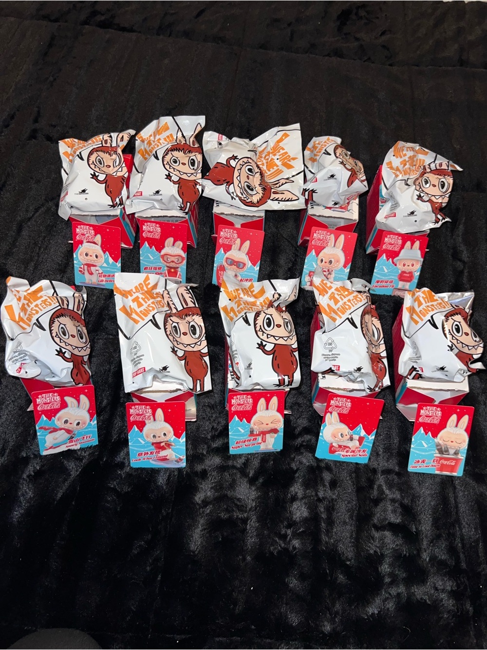Pop Mart Coca Cola full box labubu